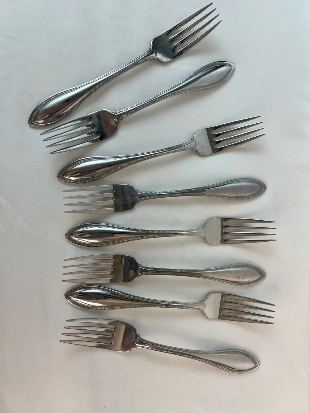 ONEIDA Stainless ARBOR AMERICAN HARMONY Dinner FORKS  Set of 8